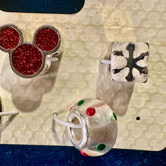 nwtt Disney Parks  Christmas Themed Charm Set - Picture 3 of 4